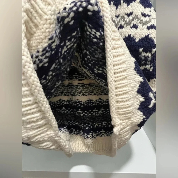 Vintage Handmade Global Rare sweater Mens/Womens Purple Mountain Co 100% wool XL - Picture 8 of 13